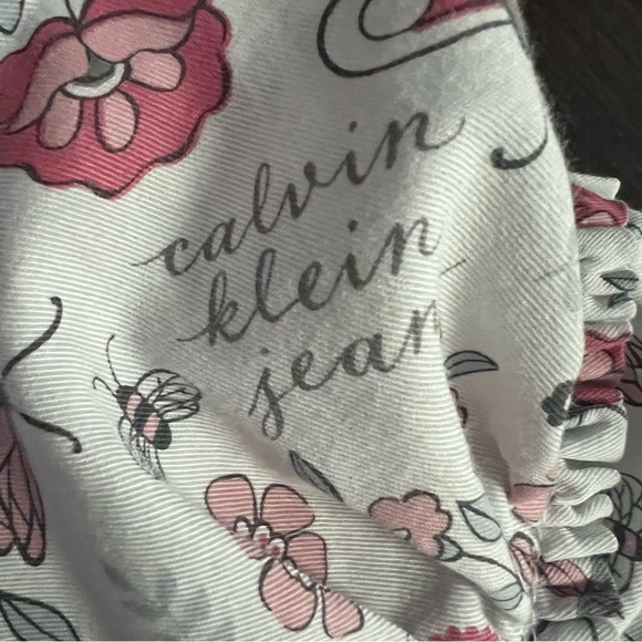 Calvin Klein Jeans Toddler Girls 3T floral butterfly dragonfly skirt - Picture 3 of 10